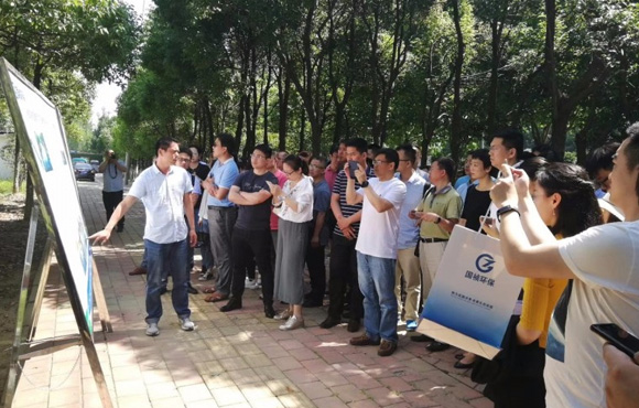 专家团冒酷暑 实地考察国祯环保在肥典范项目
