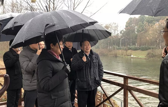 安徽省委常委、合肥市委书记宋国权一行莅临合肥市清溪净水厂调研