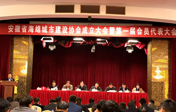 国祯环保受邀参加安徽省海绵城市建设协会成立大会