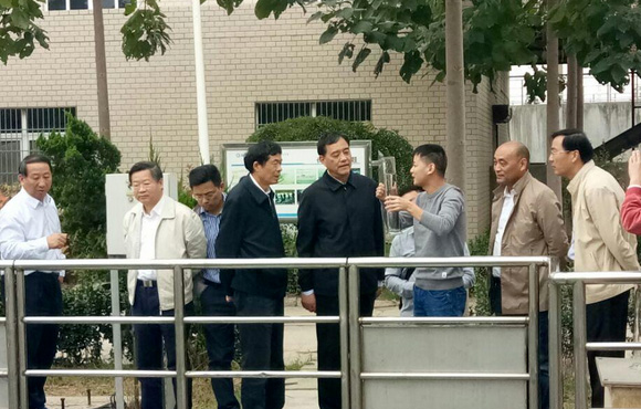 省人大常委会副主任宋卫平一行莅临国祯环保考察指导工作