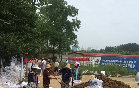 清溪项目部打好夏季防汛攻坚战 筑牢工地现场安全屏障