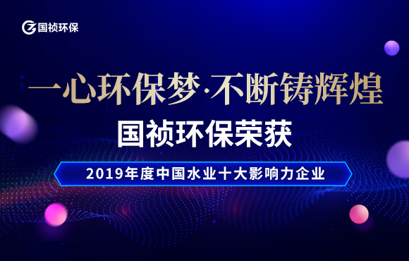 一心环保梦 不断铸辉煌-公司获水业十大影响力企业