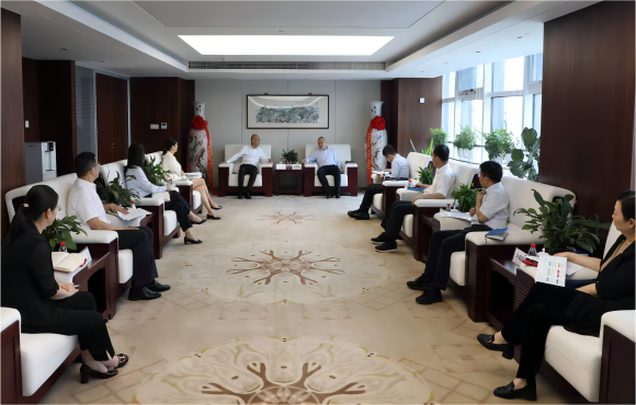 集团公司总会计师朱庆锋赴公司调研 指导并推动深化银企合作