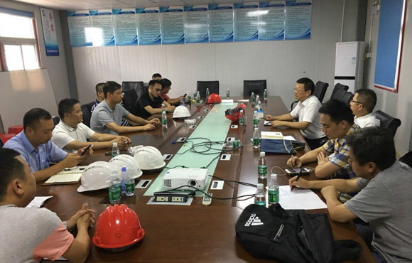 深圳市市长陈如桂调研深圳市观澜水质净化厂提标扩容项目